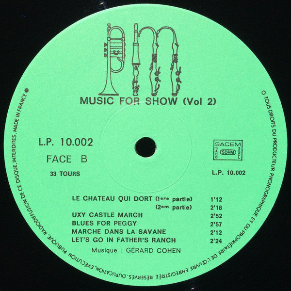 Gérard Cohen : Music For Show, Volume 2 (LP)