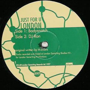 Bodysnatch : Euphony (Just For U London) - The Mixes (2x12")