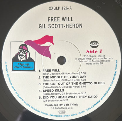 Gil Scott-Heron : Free Will (LP, Album, RE, RM)