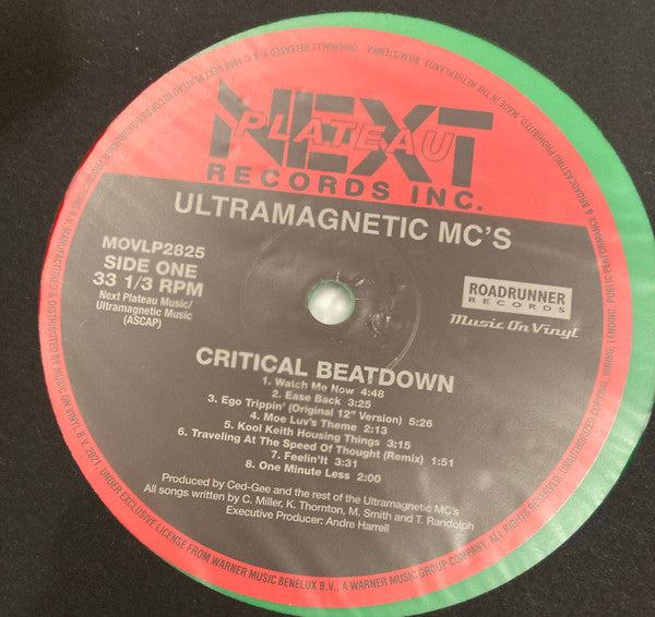 Ultramagnetic MC's : Critical Beatdown (Expanded) (2xLP, Album, Ltd, Num, RE, Gre)