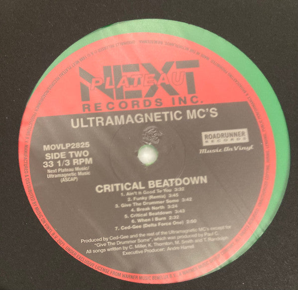 Ultramagnetic MC's : Critical Beatdown (Expanded) (2xLP, Album, Ltd, Num, RE, Gre)