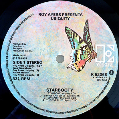 Roy Ayers presents Ubiquity (4) : Starbooty (LP, Album)