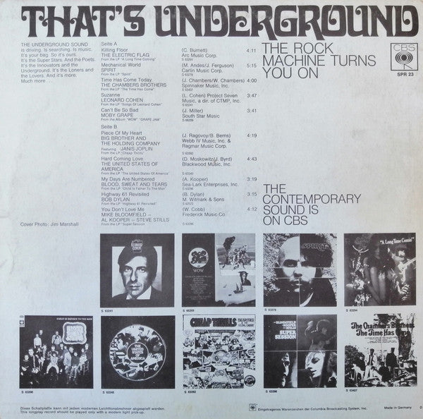 Various : That's Underground (LP, Comp, Vio)