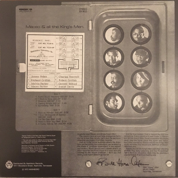 Maceo & All The King's Men : Funky Music Machine (LP, Album, RE)