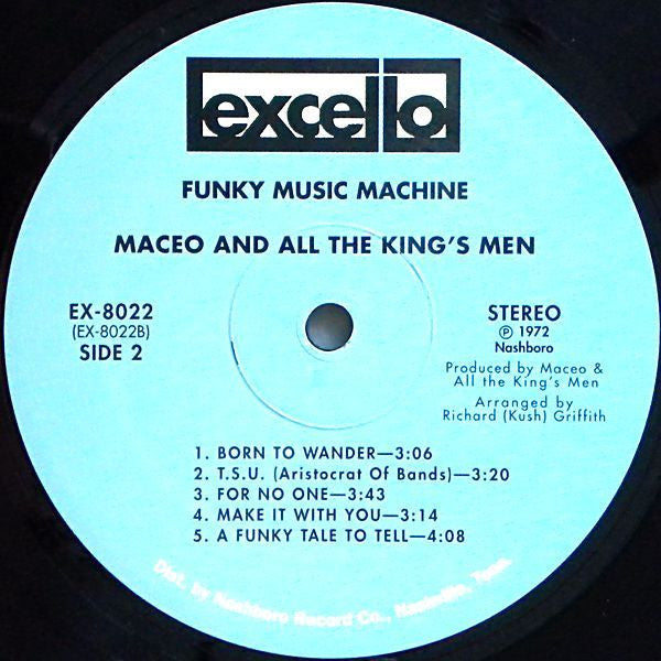 Maceo & All The King's Men : Funky Music Machine (LP, Album, RE)
