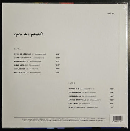 Alessandro Alessandroni : Open Air Parade (LP, Album, Ltd, RE, Bla)