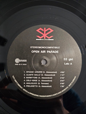 Alessandro Alessandroni : Open Air Parade (LP, Album, Ltd, RE, Bla)
