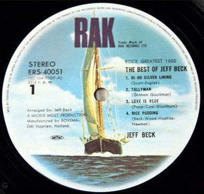 Jeff Beck : The Best Of Jeff Beck (LP, Comp)