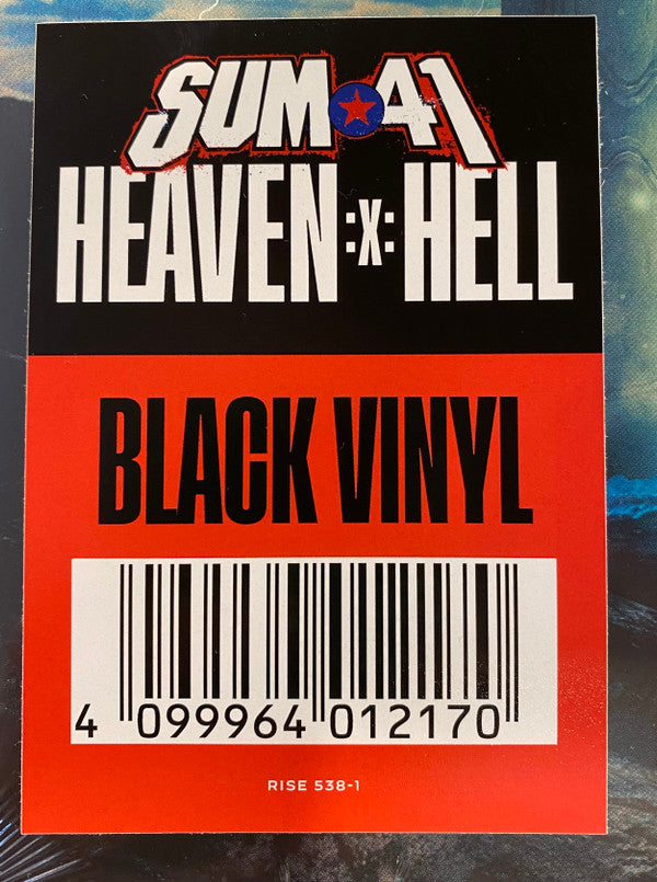 Sum 41 : Heaven :x: Hell (2xLP, Album, Bla)