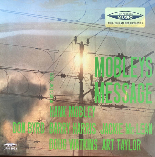 Hank Mobley : Mobley's Message (LP, Album, Mono)