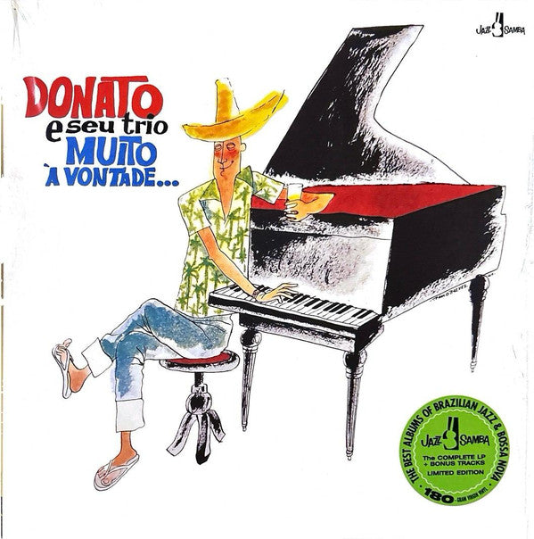 João Donato & Seu Trio : Muito à Vontade... (LP, Album, Ltd, RE)