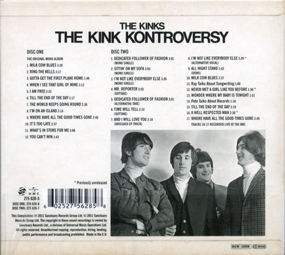 The Kinks : The Kink Kontroversy (CD, Album, Mono, RE + CD, Comp, Mono + Dlx, RM)