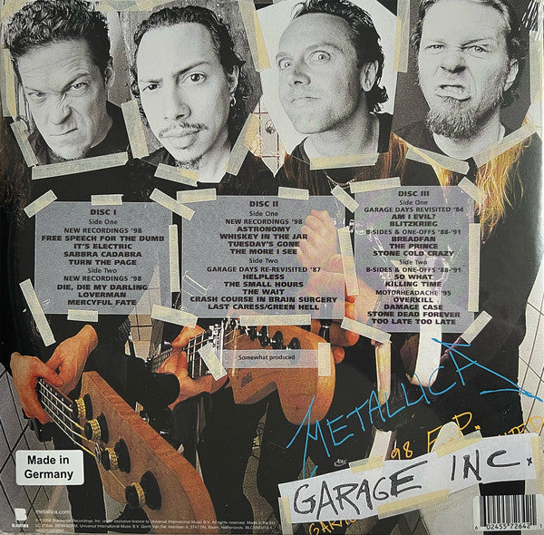 Metallica : Garage Inc. (3xLP, Album, Comp, Ltd, RE, Blu)