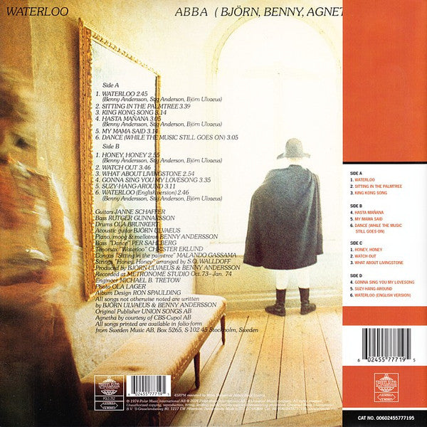 ABBA (Björn, Benny, Agnetha & Frida)* : Waterloo (2xLP, Album, Mono, RE, RM, Hal)