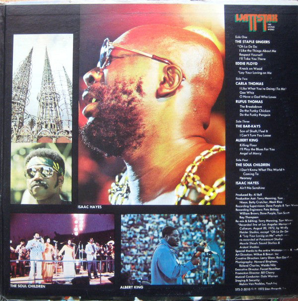 Various : Wattstax: The Living Word (2xLP, Album, Mon)