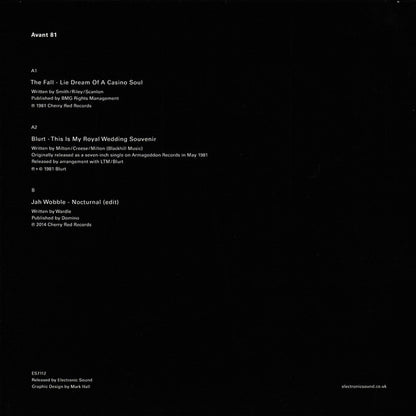 Various : Avant 81 (7", EP, Comp, Ltd, Gre)