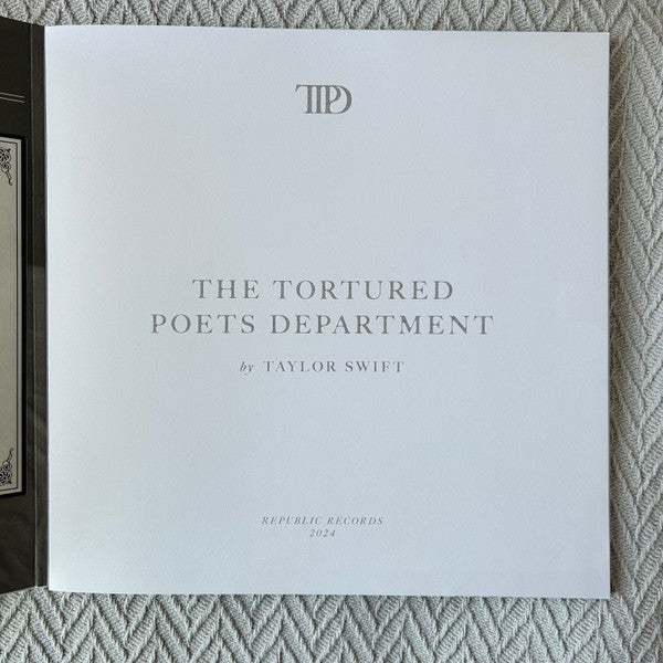 Taylor Swift : The Tortured Poets Department  (2xLP, Album, Whi)