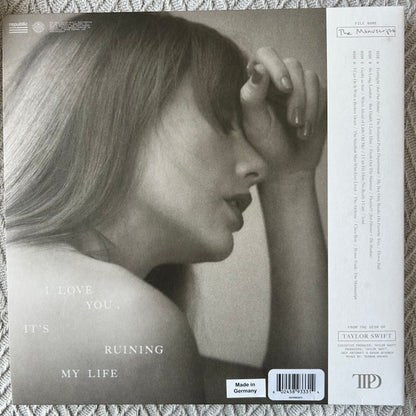 Taylor Swift : The Tortured Poets Department  (2xLP, Album, Whi)