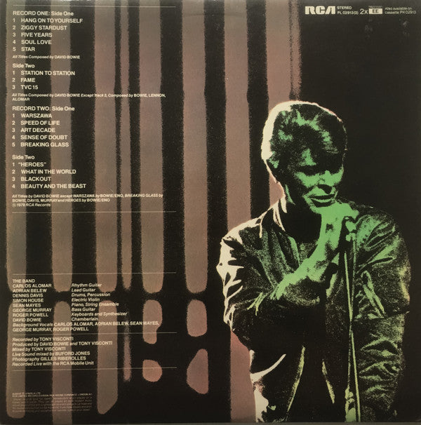 David Bowie : Stage (2xLP, Album, Ltd, Yel)