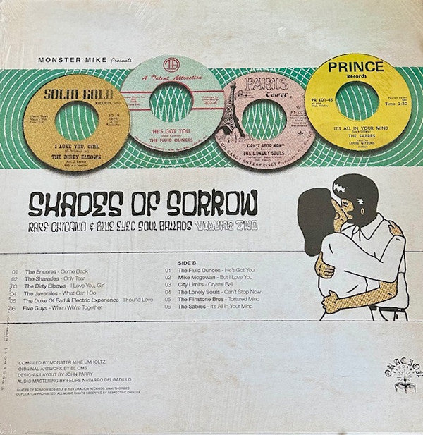 Various - Shades Of Sorrow: Rare Chicano & Blue Eyed Soul Ballads - Volume  2 (LP, Comp) (M / M)