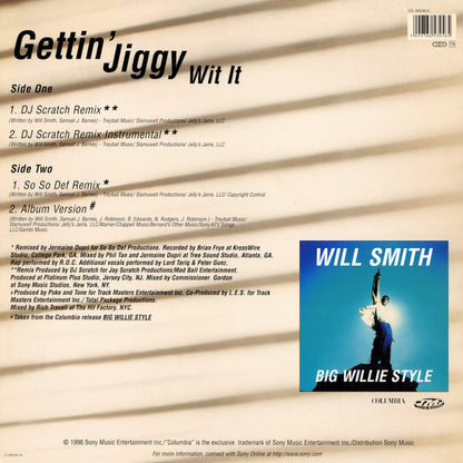 Will Smith : Gettin' Jiggy Wit It (12")