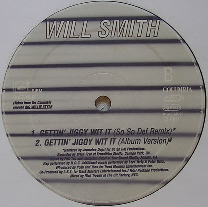 Will Smith : Gettin' Jiggy Wit It (12")