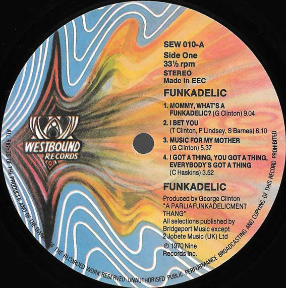 Funkadelic : Funkadelic (LP, Album, RE)