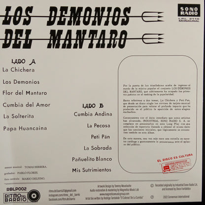Los Demonios Del Mantaro : Los Demonios Del Mantaro (LP, Album, RE, RM)