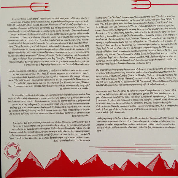 Los Demonios Del Mantaro : Los Demonios Del Mantaro (LP, Album, RE, RM)