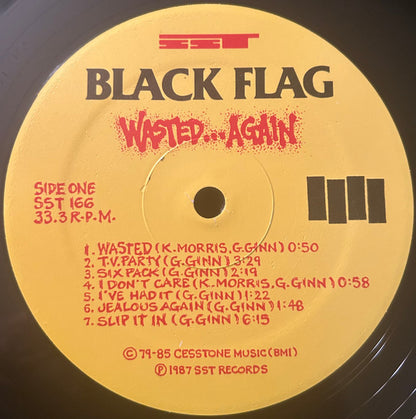 Black Flag : Wasted...Again (LP, Comp, RE)