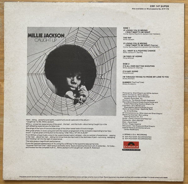 Millie Jackson : Caught Up (LP, Album)