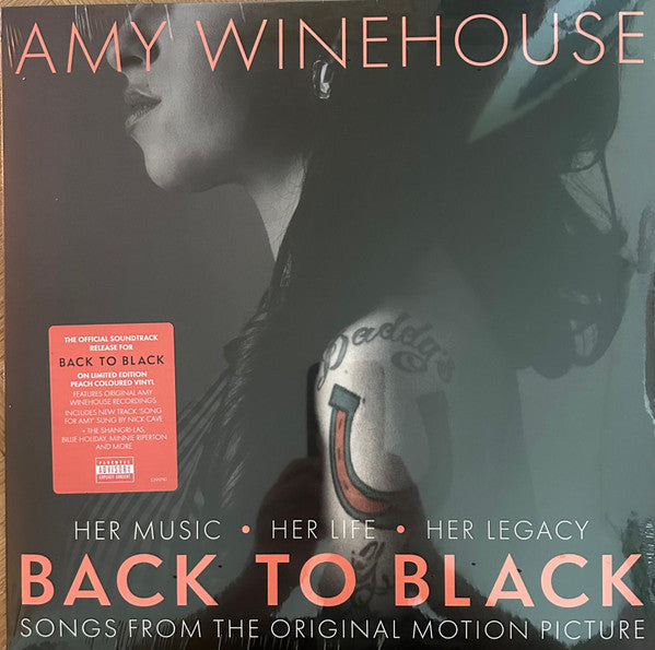 Amy Winehouse / Various : Back To Black (Songs From The Original Motion Picture) (LP, Comp, Ltd, Pea)