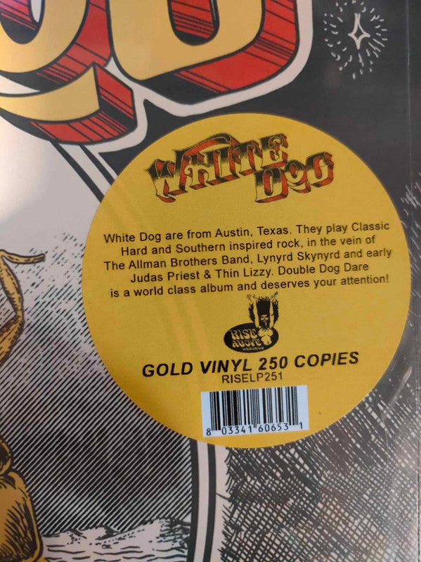 White Dog (3) : Double Dog Dare (LP, Album, Ltd, Gol)