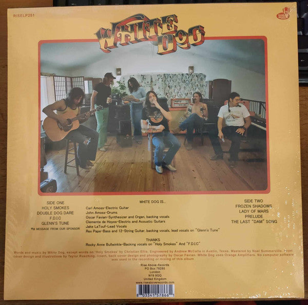 White Dog (3) : Double Dog Dare (LP, Album, Ltd, Gol)