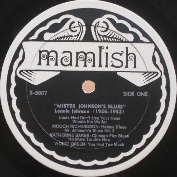 Lonnie Johnson (2) : Mr. Johnson's Blues 1926-1932 (LP, Comp)