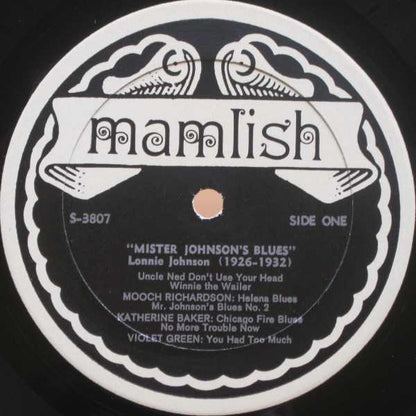 Lonnie Johnson (2) : Mr. Johnson's Blues 1926-1932 (LP, Comp)