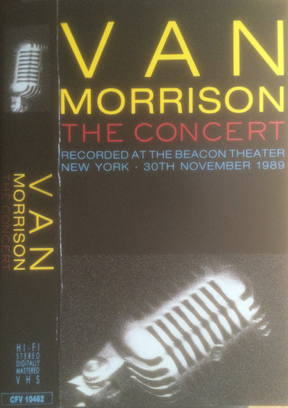 Van Morrison : The Concert (VHS, PAL)