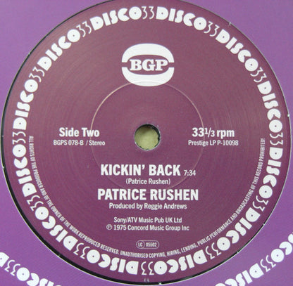 Patrice Rushen : Haw-Right Now / Kickin' Back (7", Single)