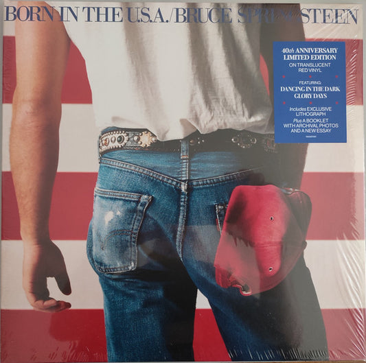 Bruce Springsteen : Born In The U.S.A. (LP, Album, Ltd, RE, Red)