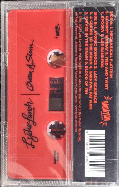 Lydia Lunch : Queen Of Siam (Cass, Album, RE, Red)