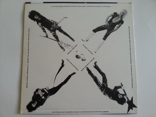 Mötley Crüe : Too Fast For Love (LP, Album, RP, 2nd)