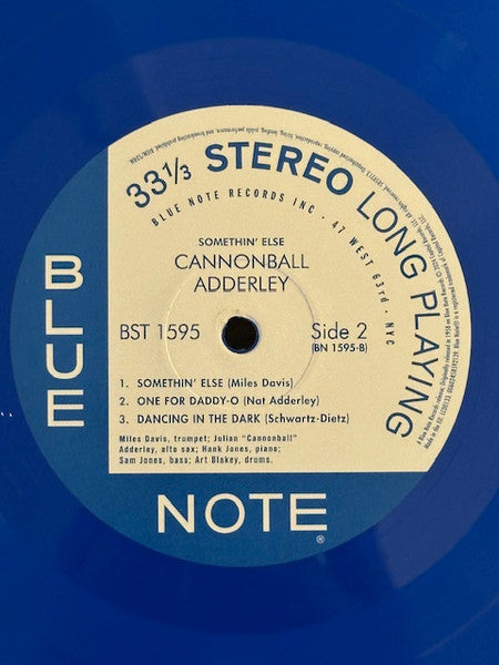Cannonball Adderley : Somethin' Else LP, Album, Ltd, RE, Blu (M