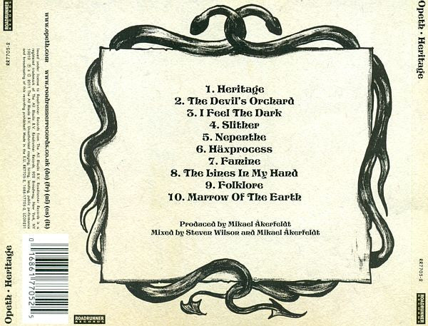 Opeth : Heritage (CD, Album)