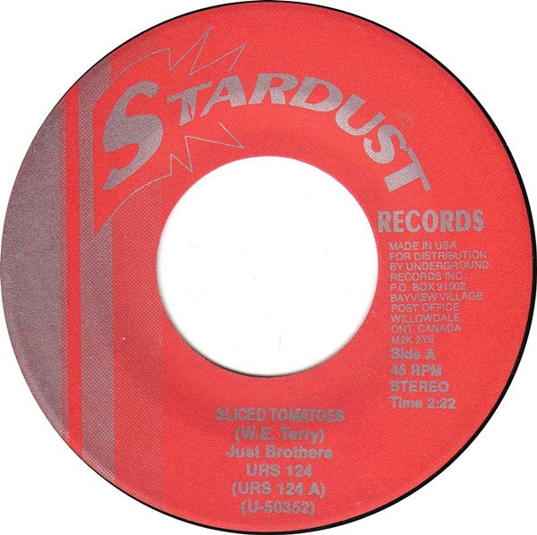 Just Brothers / MVP's* : Sliced Tomatoes / Turning My Heartbeat Up (7")