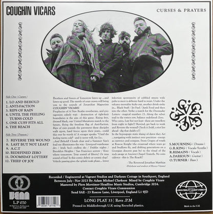 Coughin' Vicars : Curses & Prayers (LP, Album, Ltd, Eco)