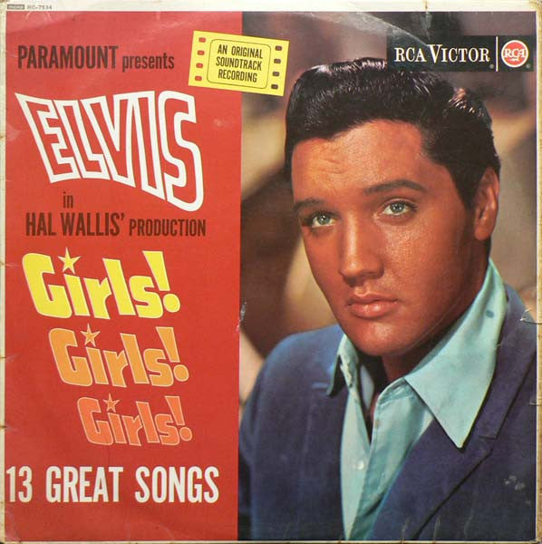 Elvis Presley : Girls! Girls! Girls! (LP, Album, Mono)