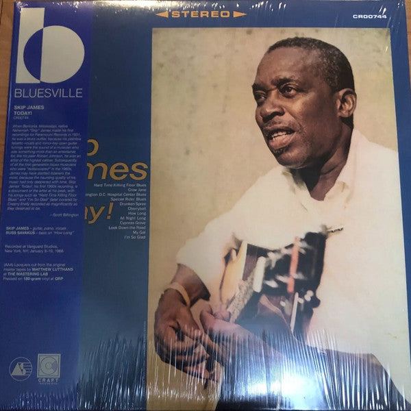 Skip James : Skip James Today! (LP, Album, RE, 180)