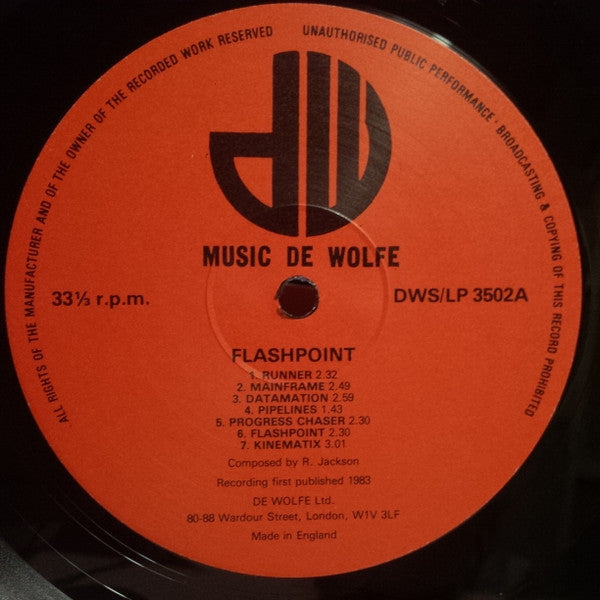 R. Jackson* : Flashpoint (LP)