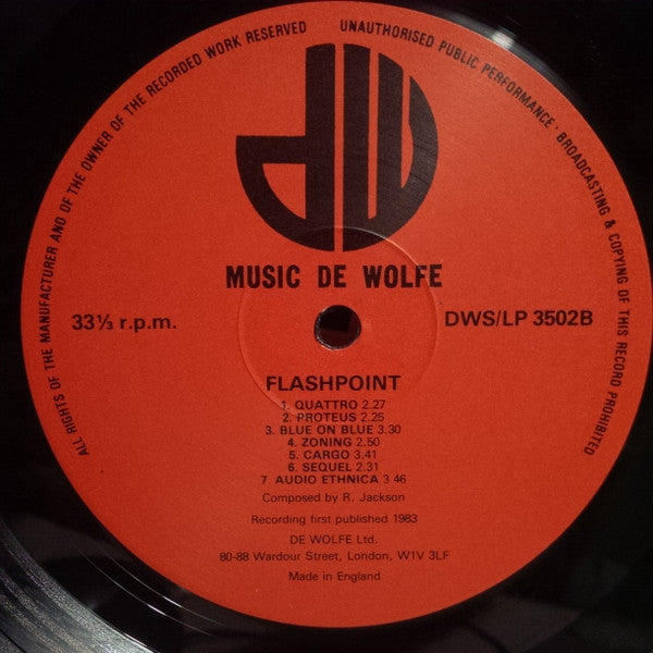 R. Jackson* : Flashpoint (LP)