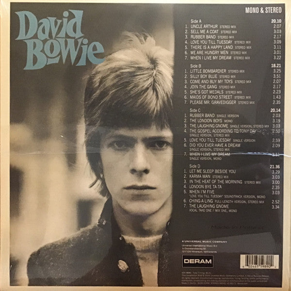 David Bowie : David Bowie (LP, Album, RE + LP, Comp, Mono + Dlx, Ltd, Cle)